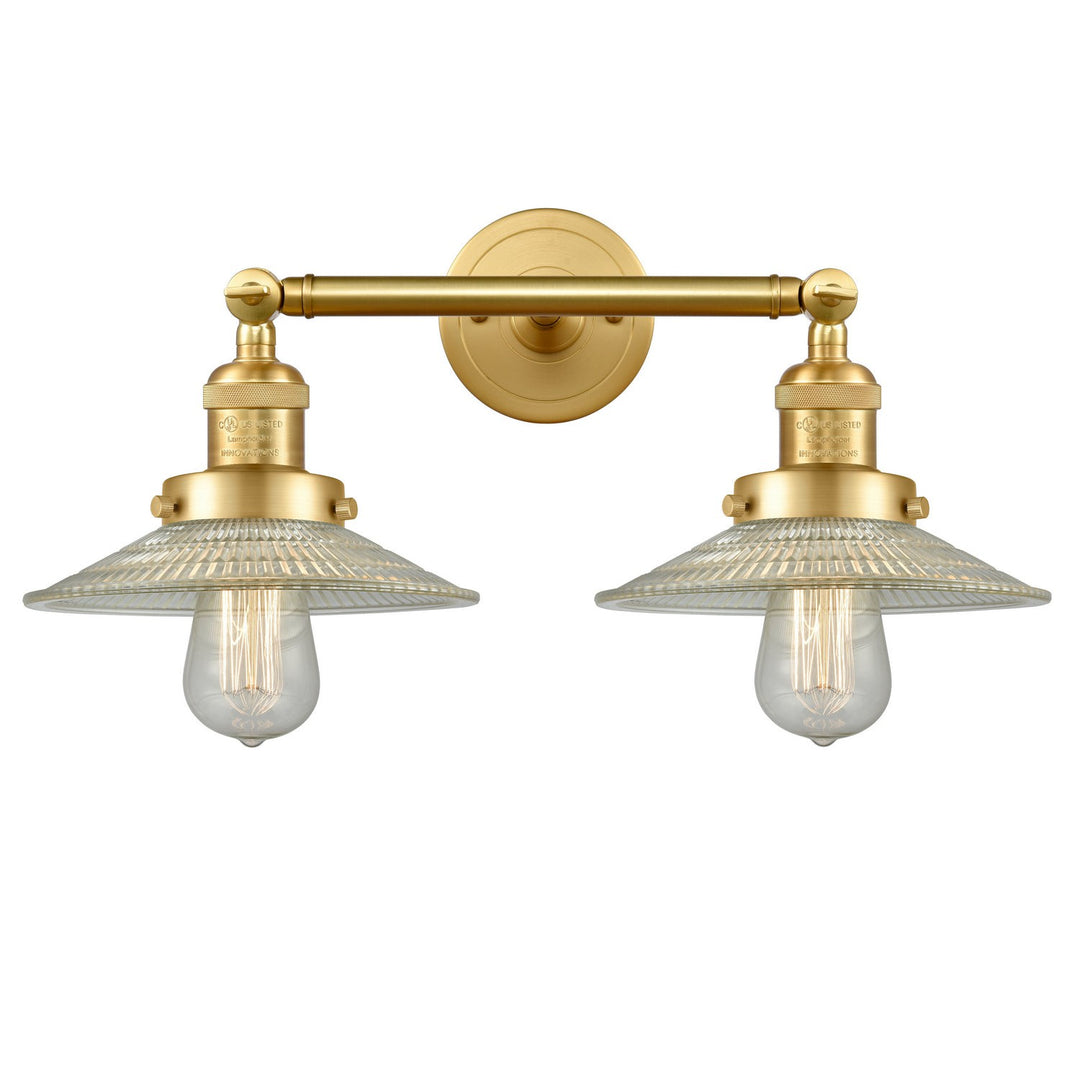 Innovations Franklin Restoration 208-SG-G2 Bath Vanity Light 18 in. wide - Satin Gold