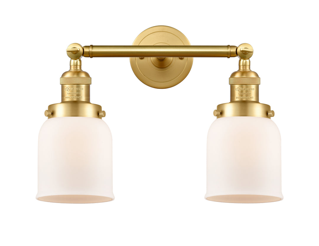 Innovations Franklin Restoration 208-SG-G51 Bath Vanity Light 16 in. wide - Satin Gold