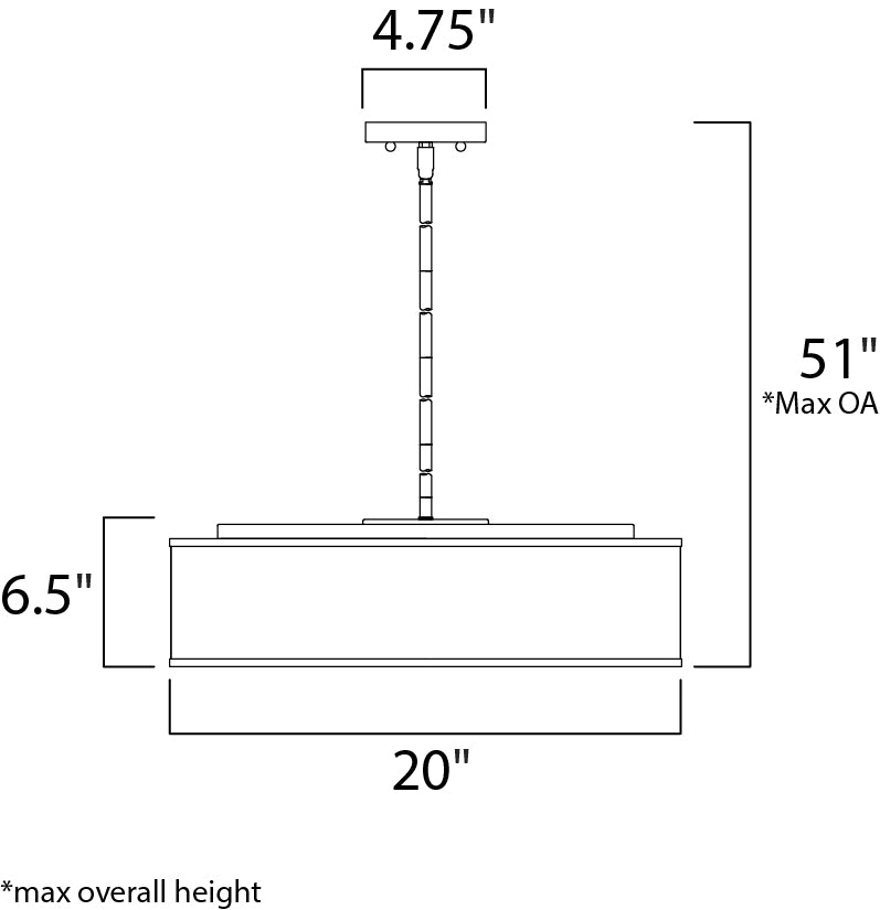 Maxim Prime 10226WOSN Pendant Light - Satin Nickel