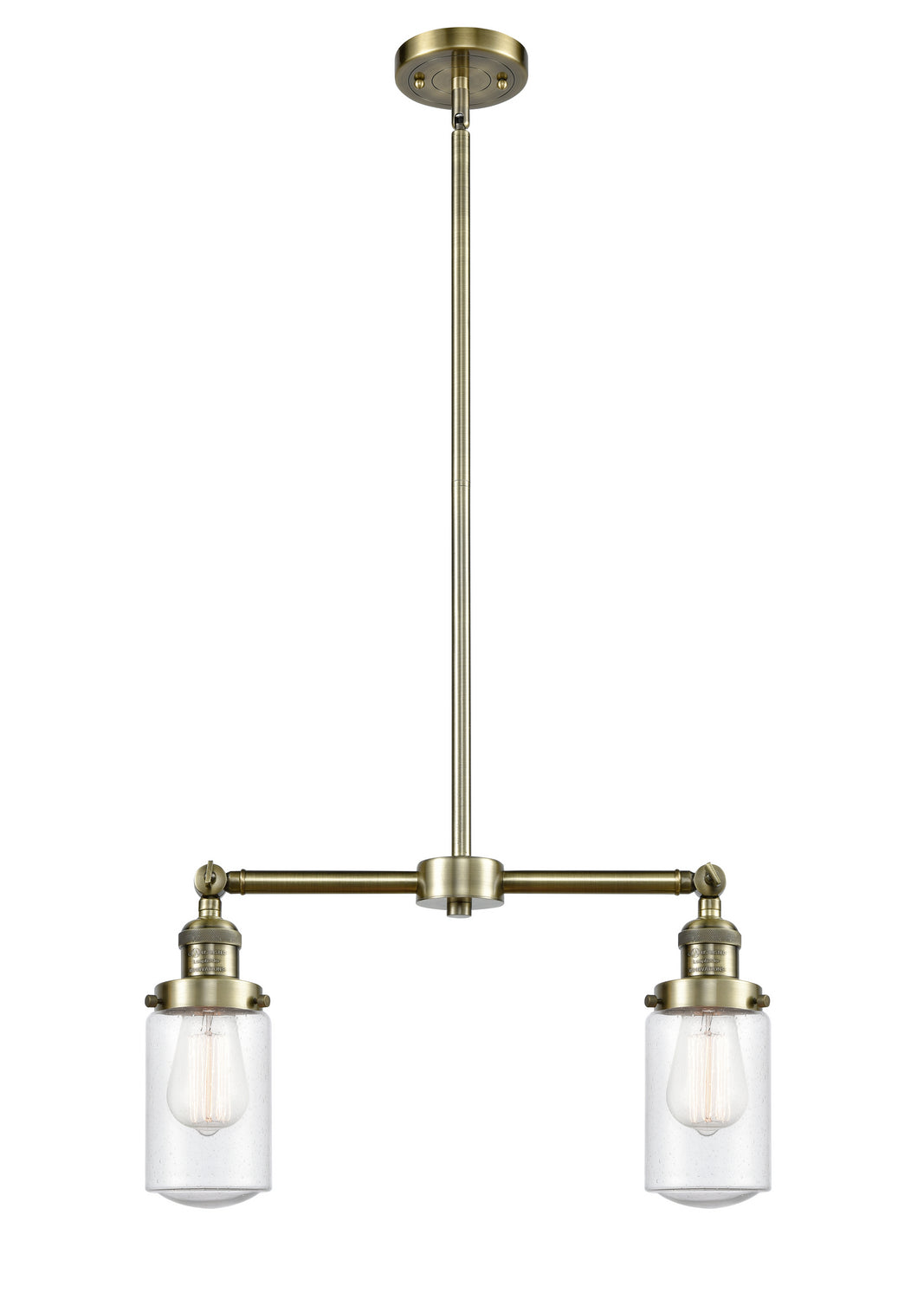 Innovations Franklin Restoration 209-AB-G314 Pendant Light - Antique Brass