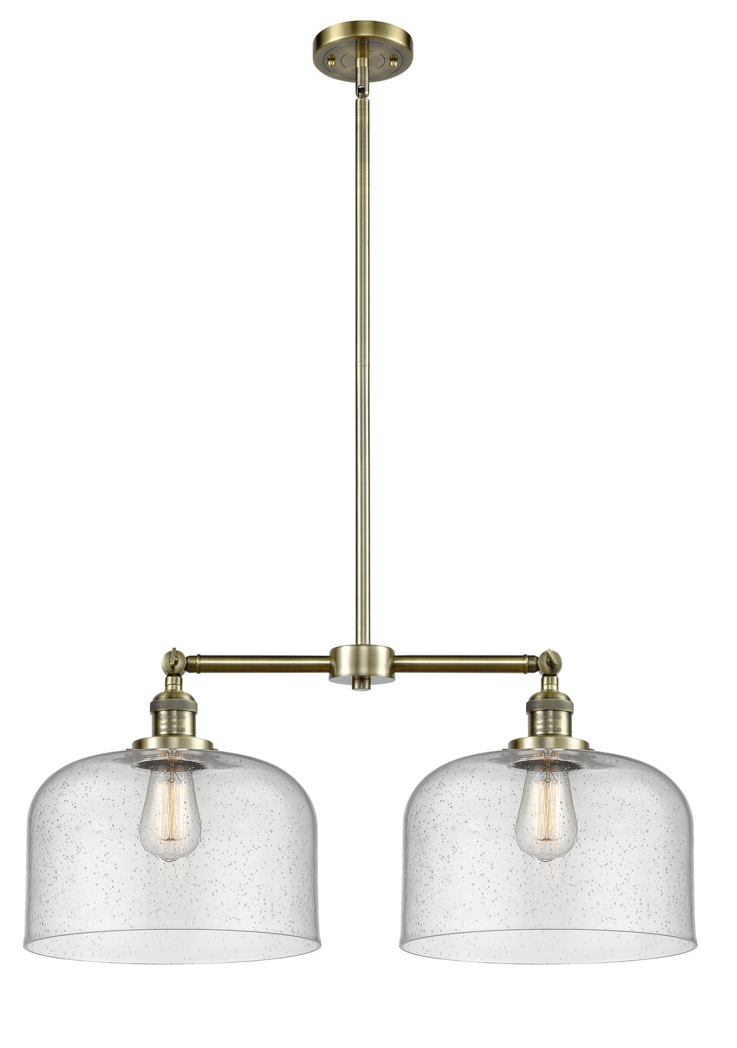 Innovations Franklin Restoration 209-AB-G74-L Pendant Light - Antique Brass