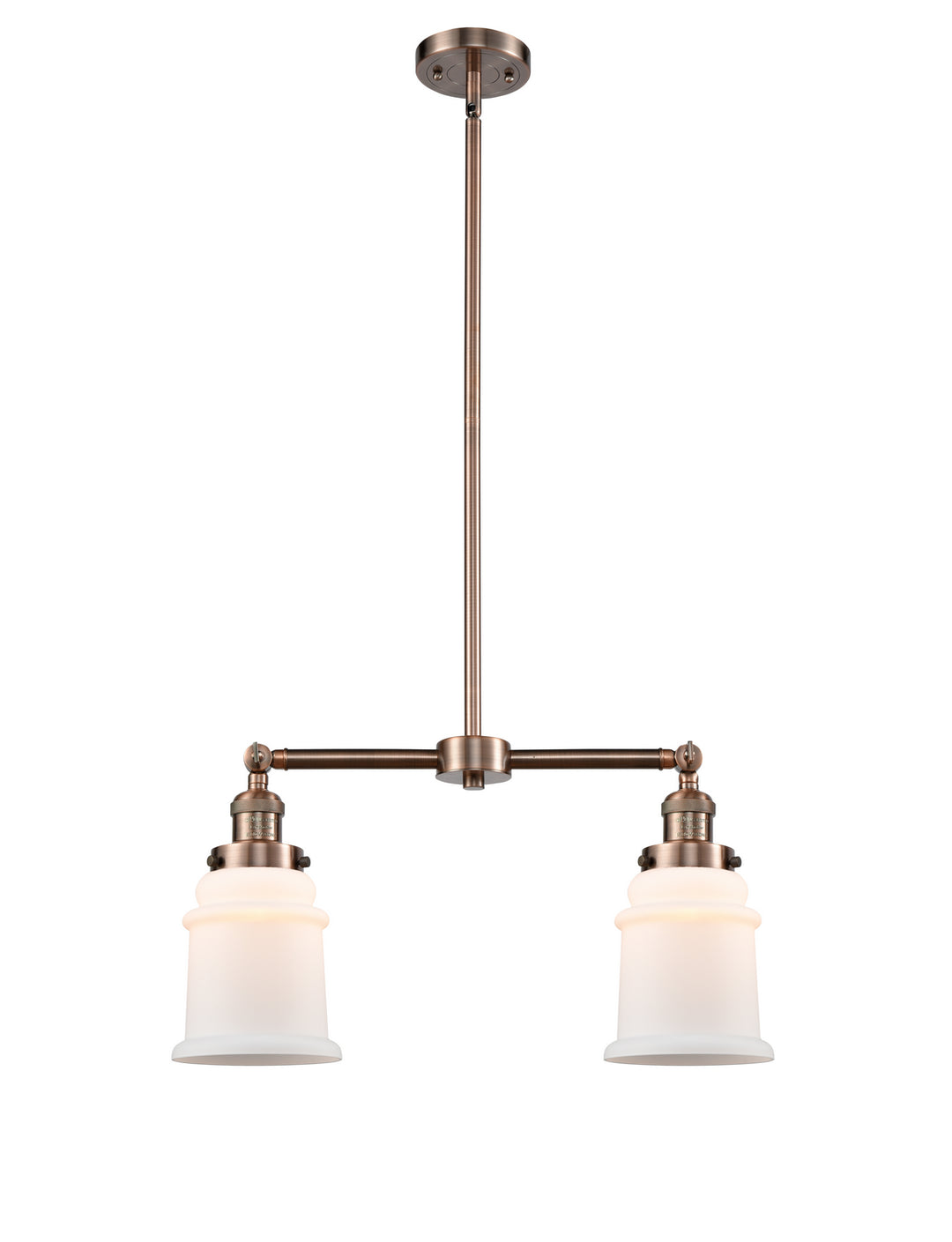 Innovations Franklin Restoration 209-AC-G181 Chandelier Light - Antique Copper