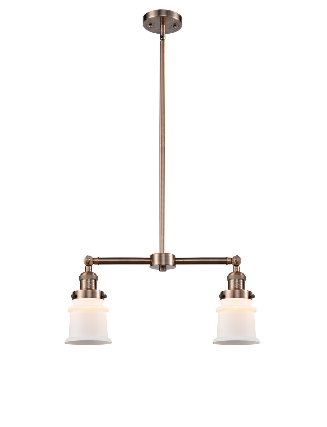 Innovations Franklin Restoration 209-AC-G181S-LED Chandelier Light - Antique Copper