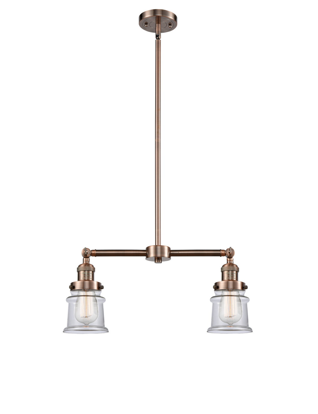 Innovations Franklin Restoration 209-AC-G182S-LED Chandelier Light - Antique Copper