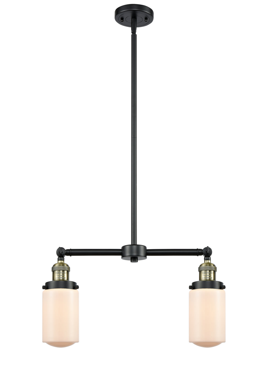Innovations Franklin Restoration 209-BAB-G311 Chandelier Light - Black Antique Brass