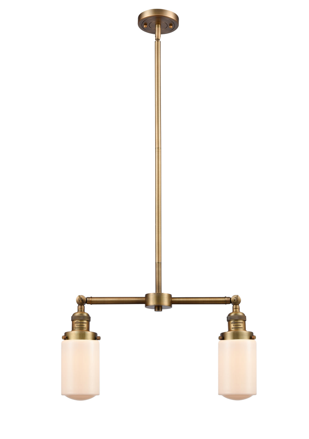 Innovations Franklin Restoration 209-BB-G311 Chandelier Light - Brushed Brass