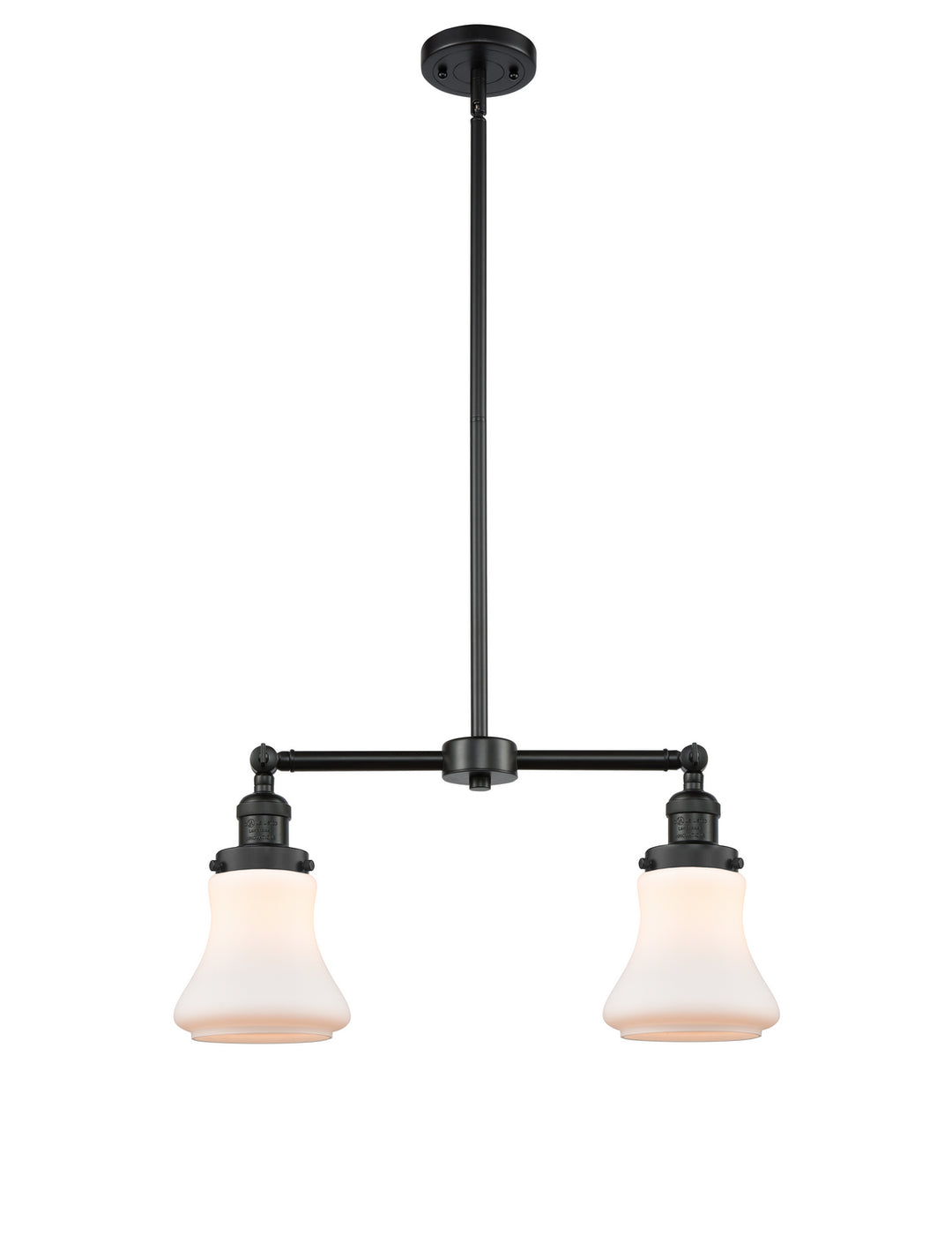 Innovations Franklin Restoration 209-BK-G191-LED Chandelier Light - Matte Black