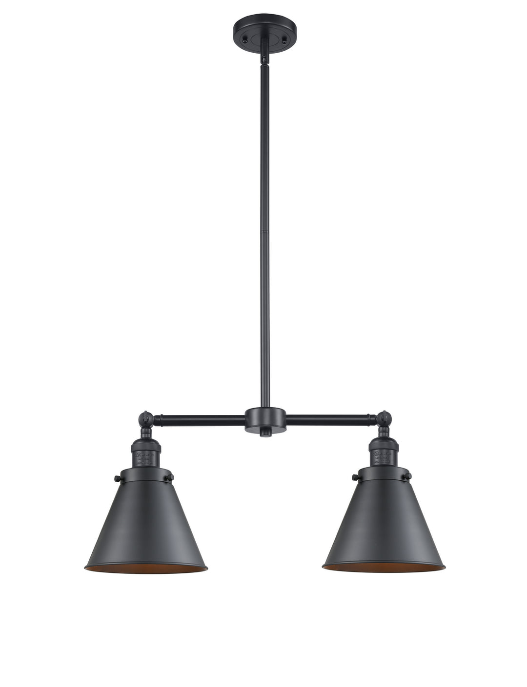 Innovations Franklin Restoration 209-BK-M13-BK-LED Chandelier Light - Matte Black