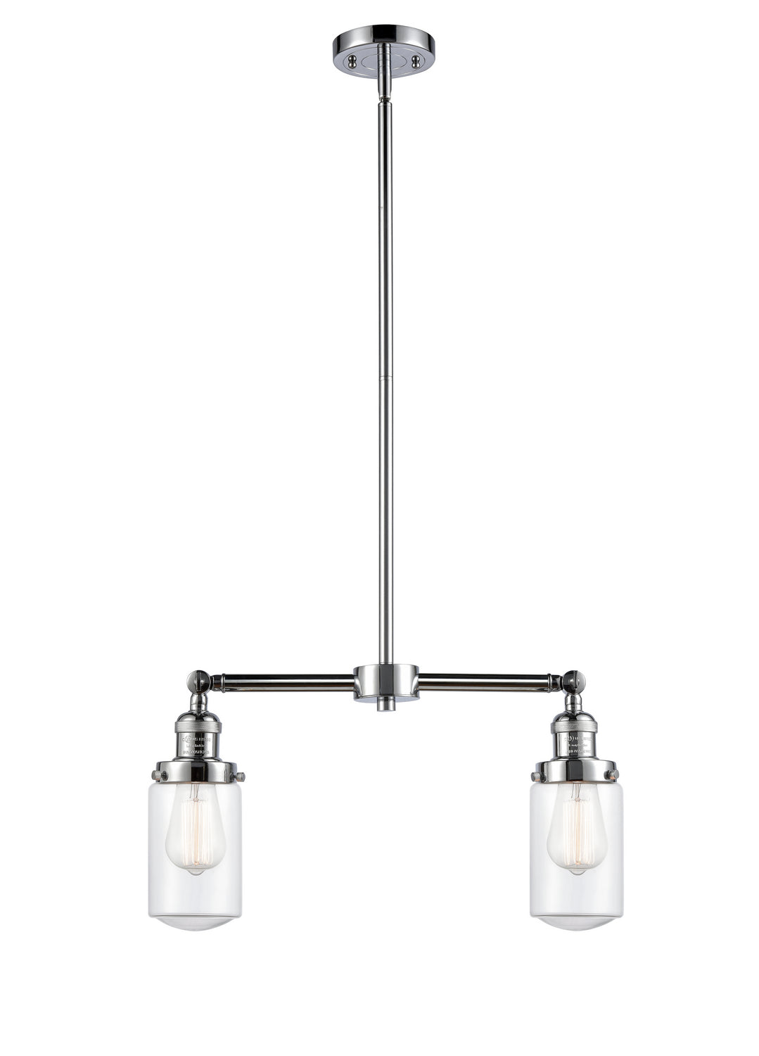 Innovations Franklin Restoration 209-PC-G312 Pendant Light - Polished Chrome