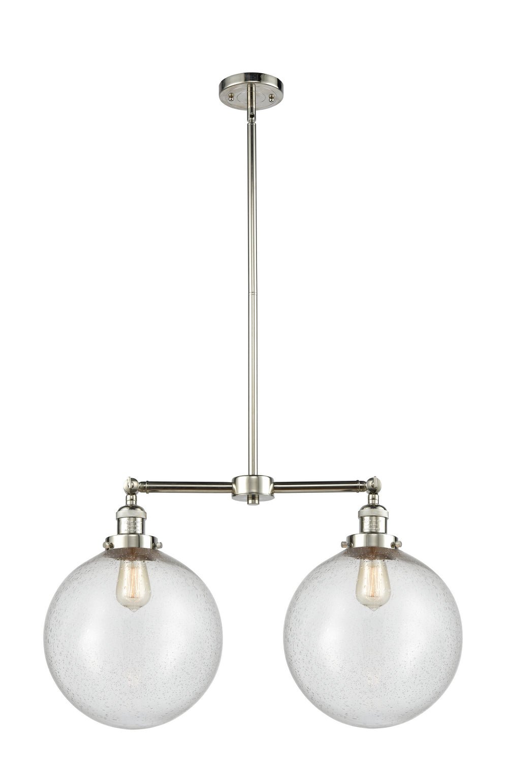Innovations Franklin Restoration 209-PN-G204-12 Pendant Light - Polished Nickel