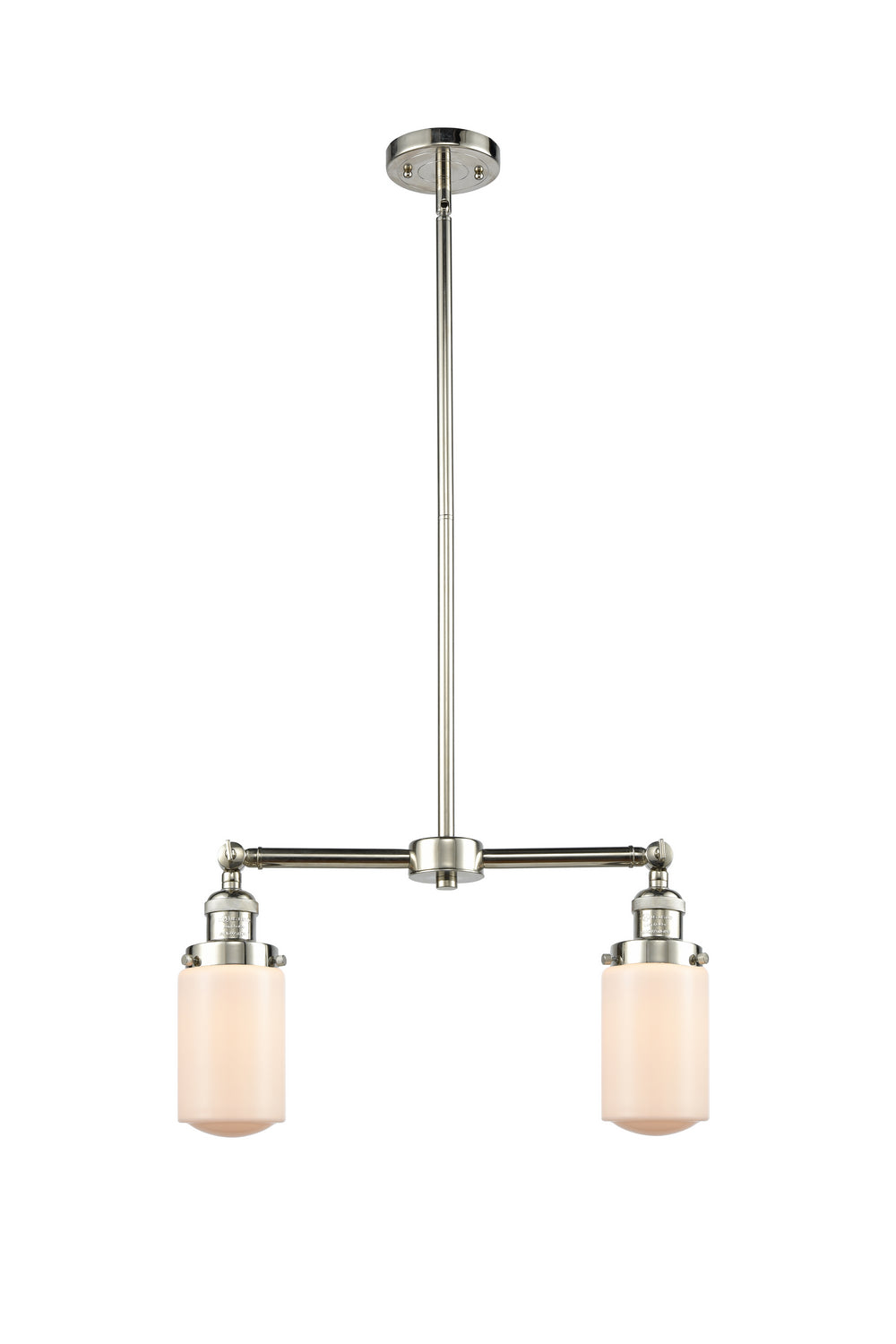 Innovations Franklin Restoration 209-PN-G311 Pendant Light - Polished Nickel