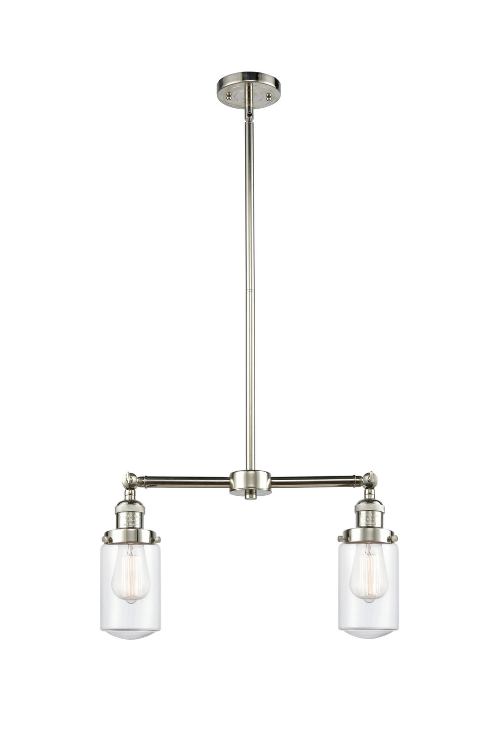 Innovations Franklin Restoration 209-PN-G312 Pendant Light - Polished Nickel