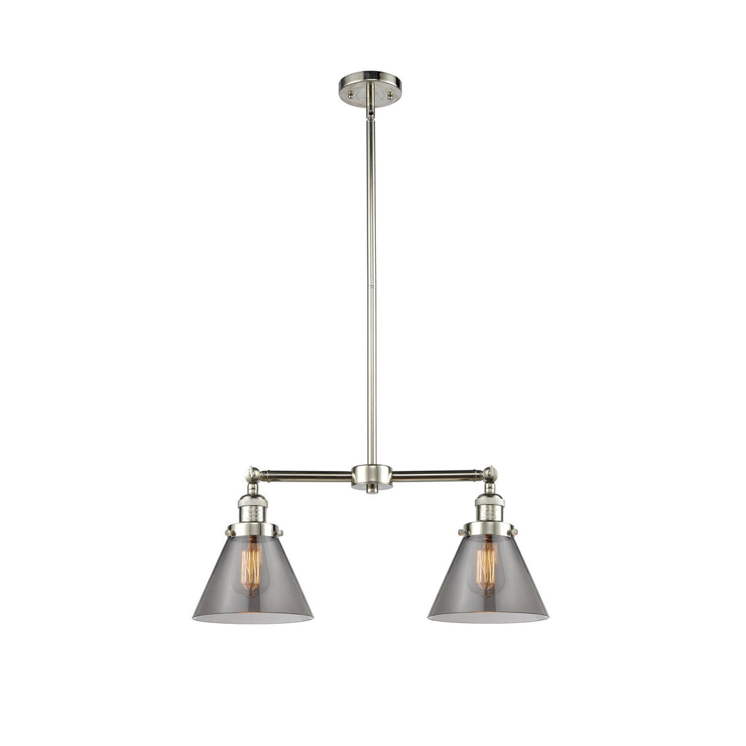 Innovations Franklin Restoration 209-PN-G43 Chandelier Light - Polished Nickel