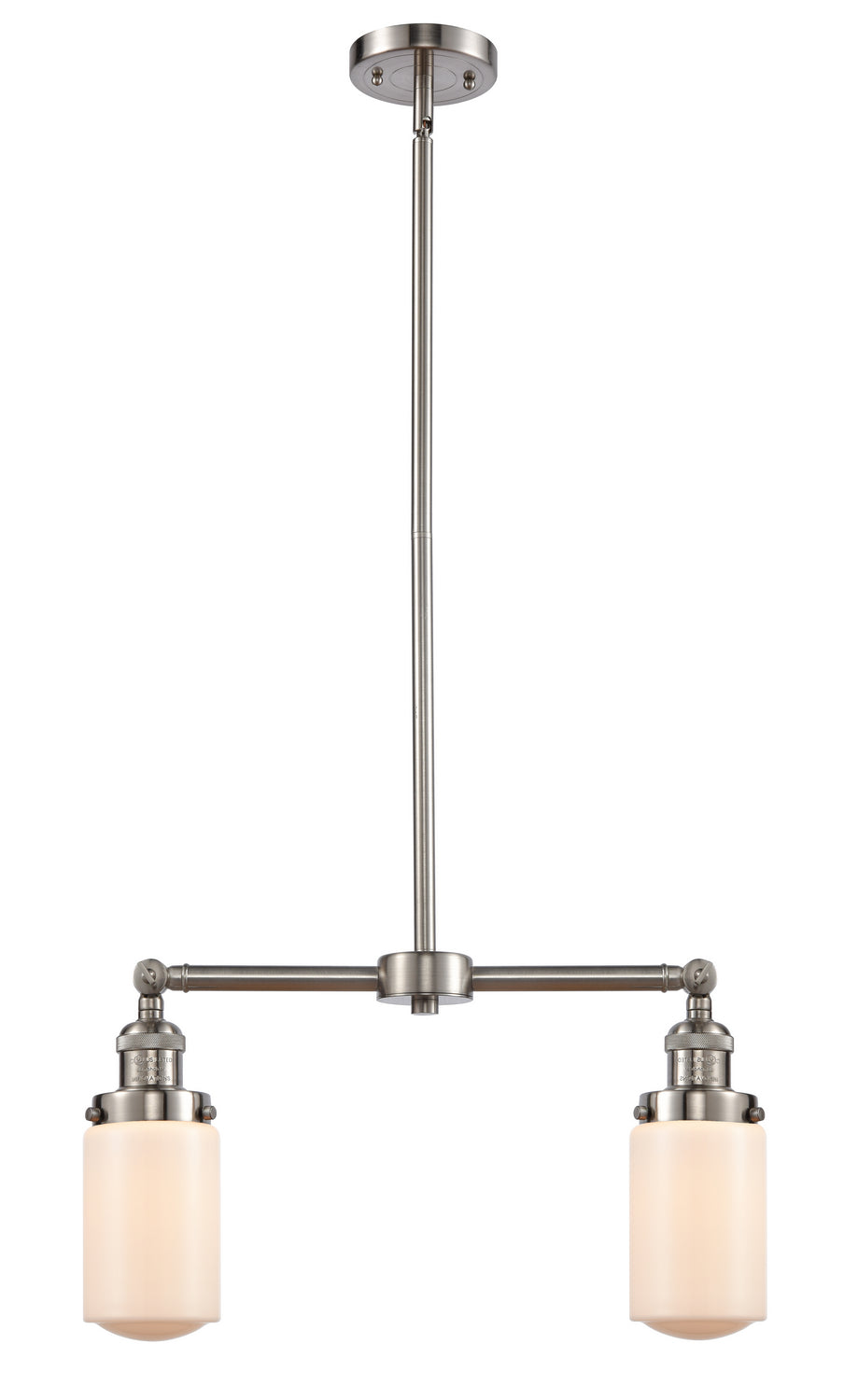 Innovations Franklin Restoration 209-SN-G311 Pendant Light - Brushed Satin Nickel