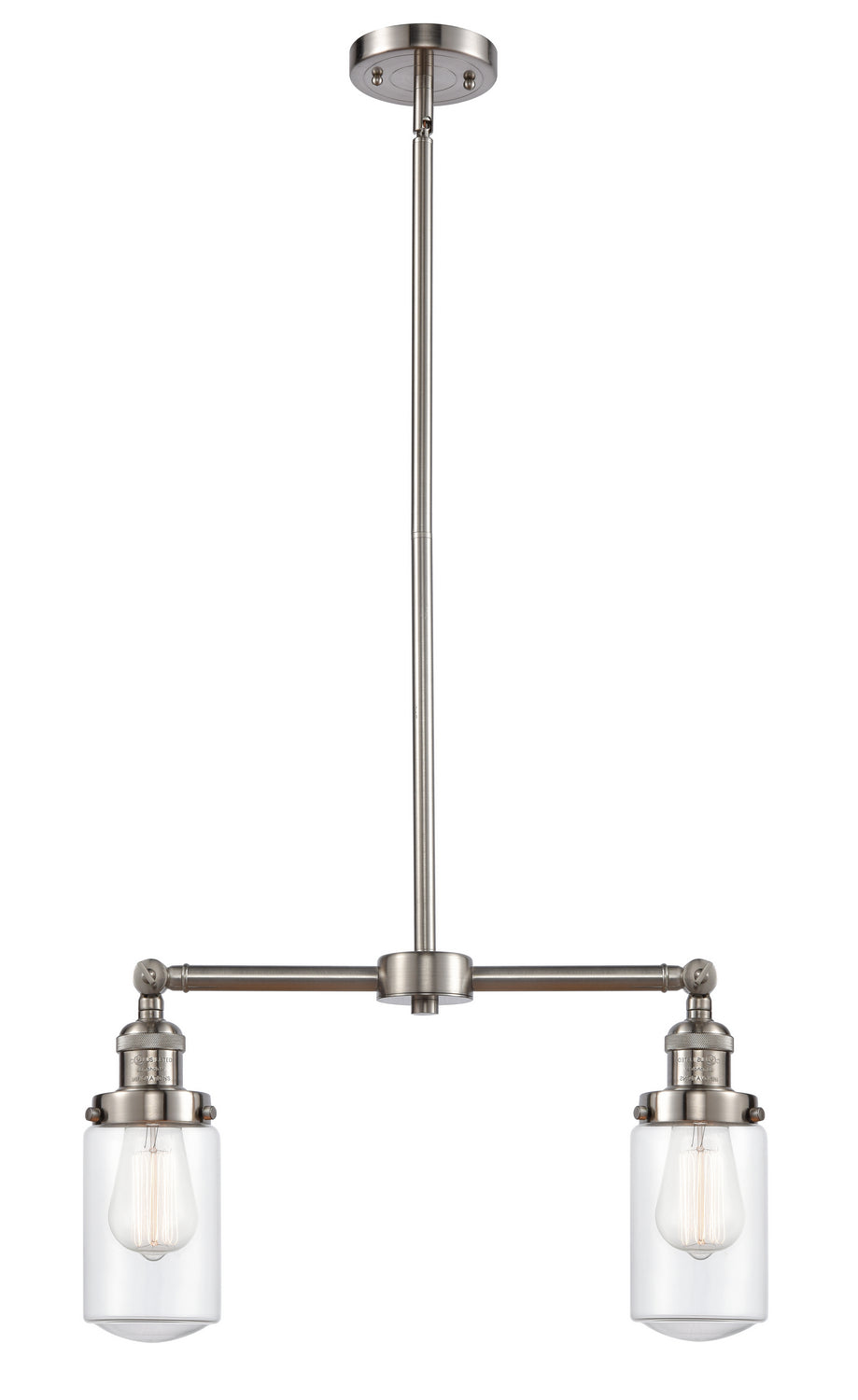 Innovations Franklin Restoration 209-SN-G312 Pendant Light - Brushed Satin Nickel
