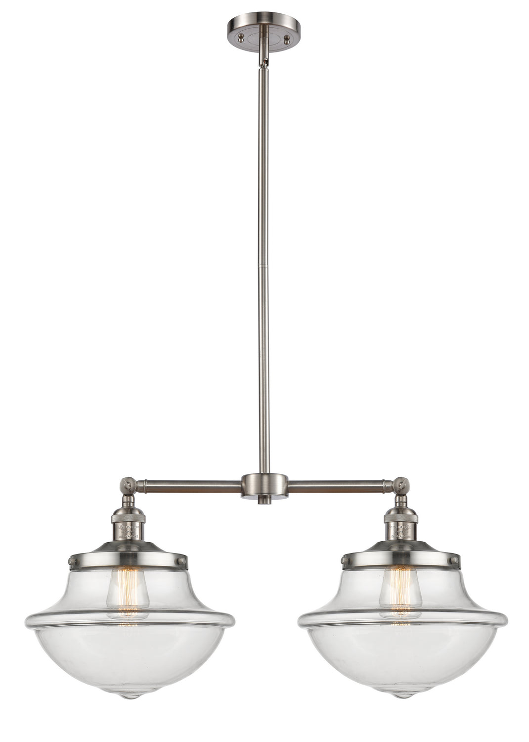 Innovations Franklin Restoration 209-SN-G542 Chandelier Light - Brushed Satin Nickel