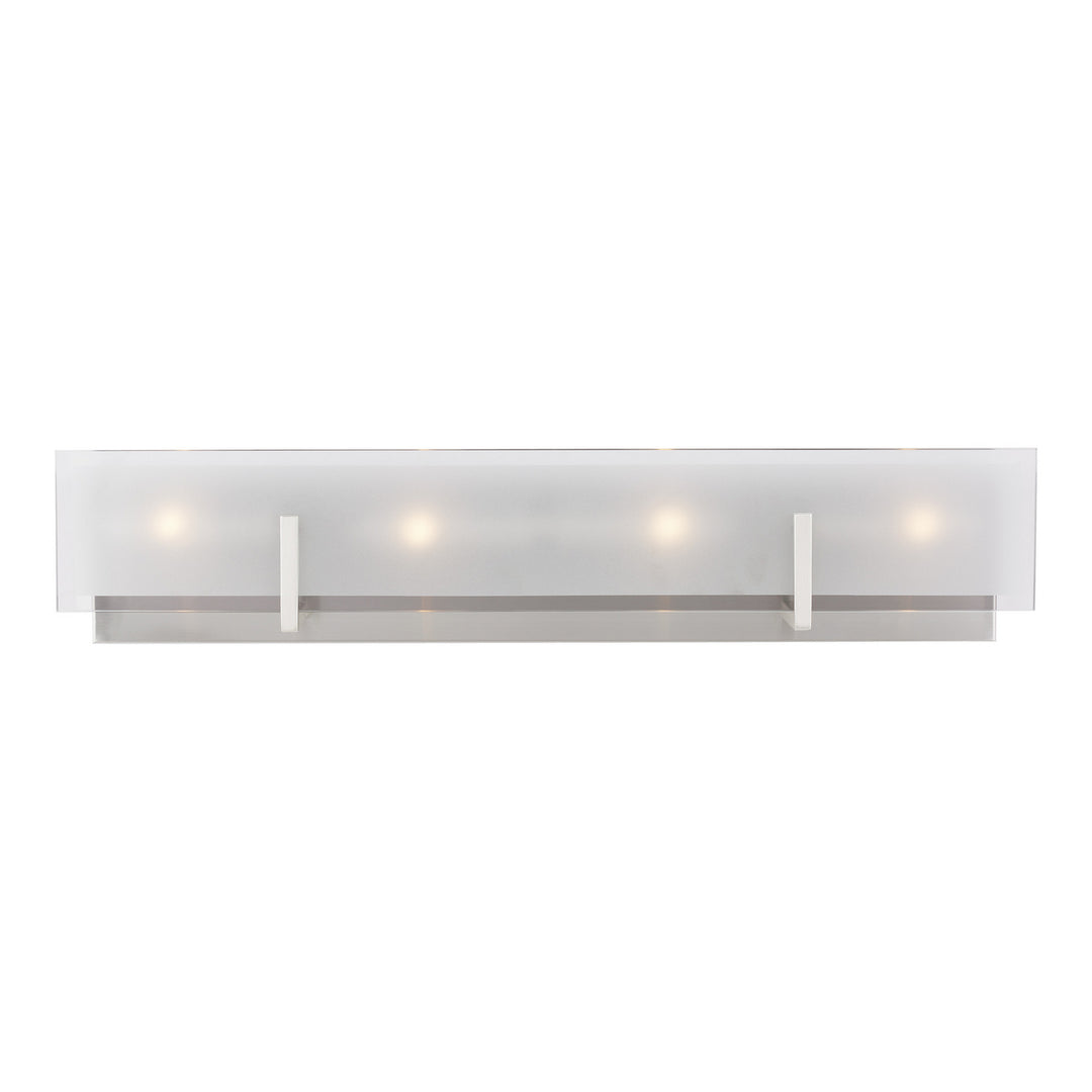 Visual Comfort Studio Syll 4430804-962 Bath Vanity Light 26 in. wide - Brushed Nickel
