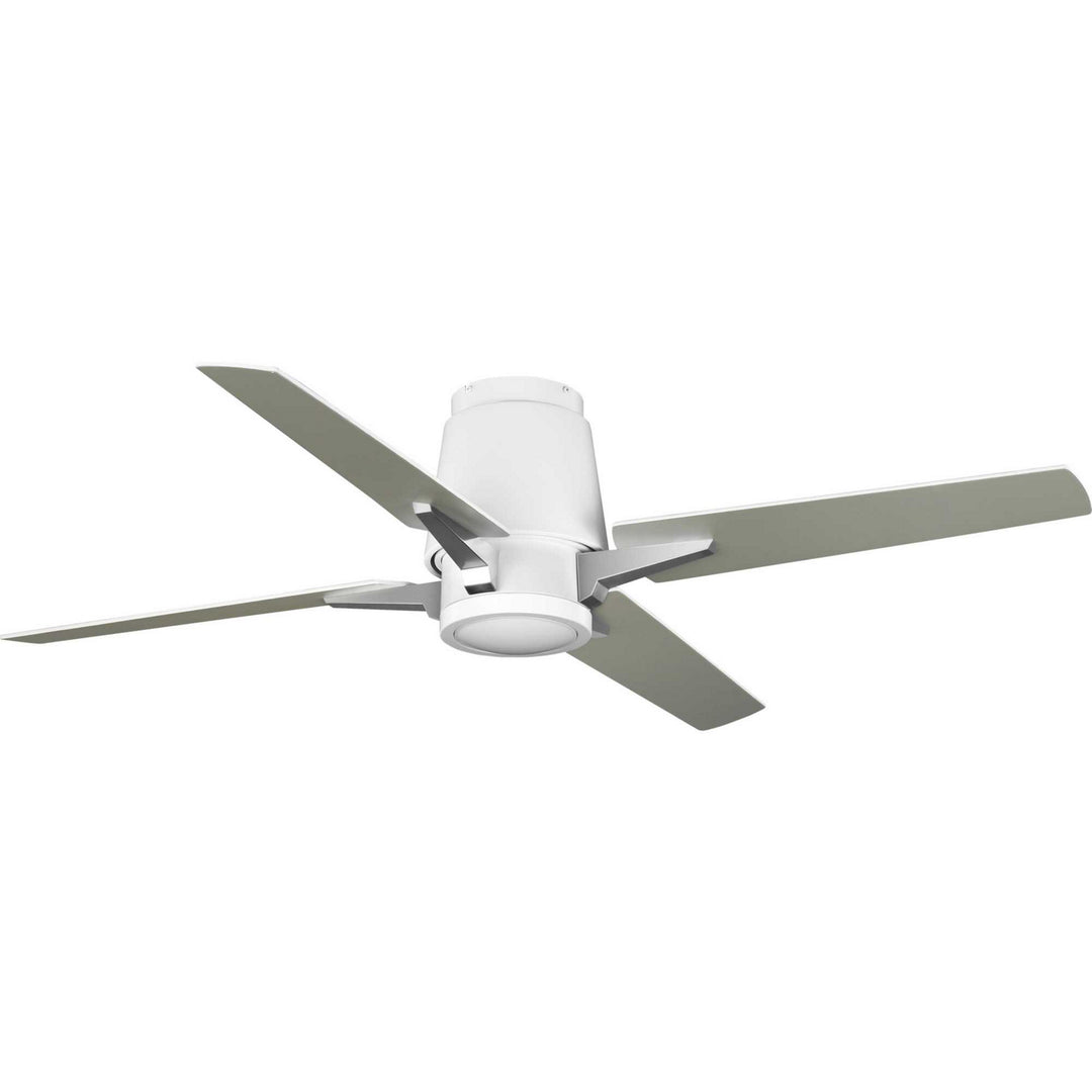 Progress Lindale P250028-028 Ceiling Fan - Satin White, Matte White/