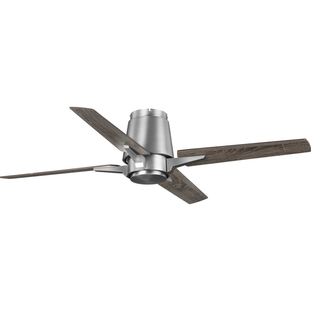 Progress Lindale P250028-081 Ceiling Fan - Antique Nickel, White Barnwood/