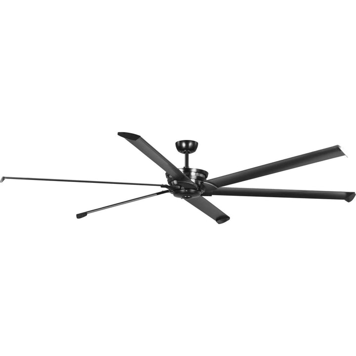 Progress Huff P250030-031 Ceiling Fan - Black, Matte Black/