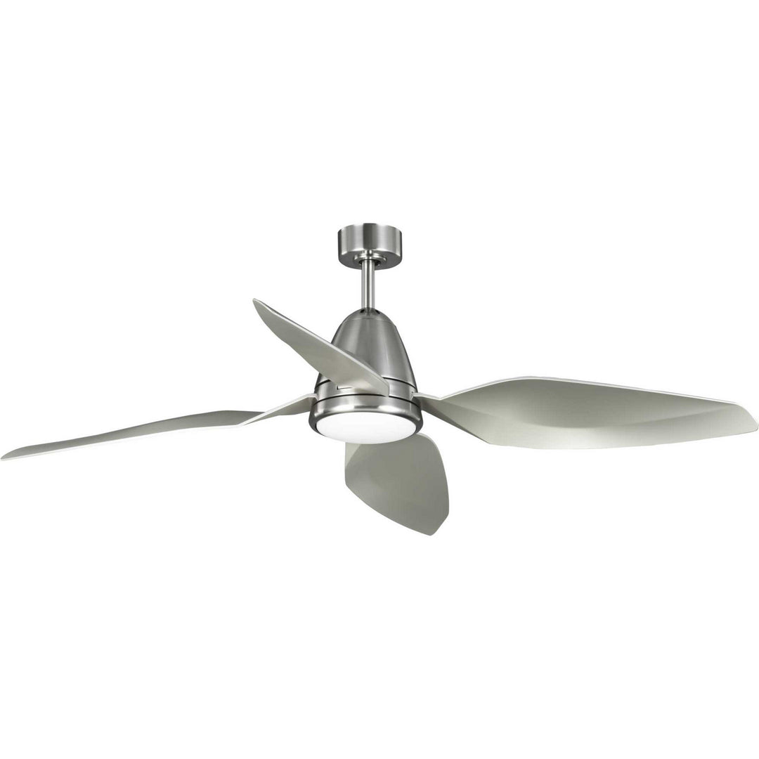 Progress Holland P250032-009-30 Ceiling Fan - Brushed Nickel, Silver/