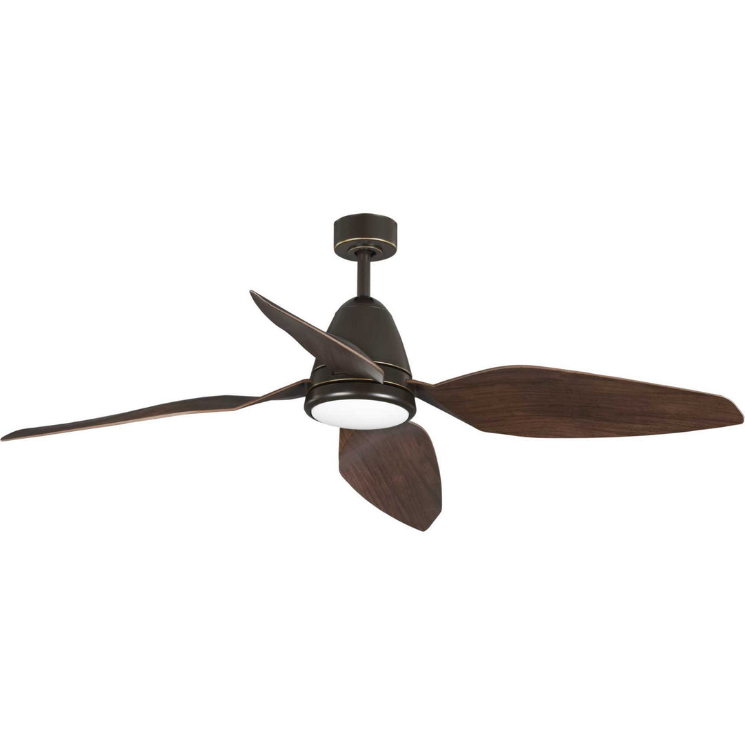 Progress Holland P250032-108-30 Ceiling Fan - Oil Rubbed Bronze, Walnut/