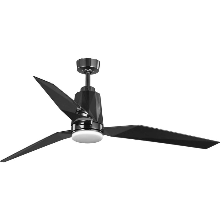 Progress Bixby P250038-231-30 Ceiling Fan - Black Chrome, Black Metallic/