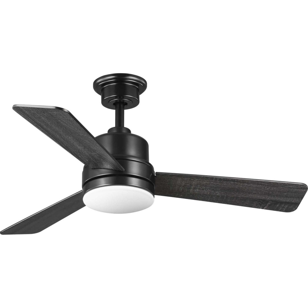 Progress Trevina Ii P2555-3130K Ceiling Fan - Black, Matte Black/