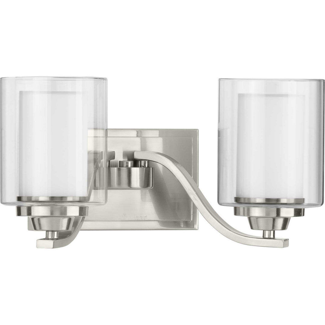 Progress Kene P300121-009 Bath Vanity Light 17 in. wide - Brushed Nickel