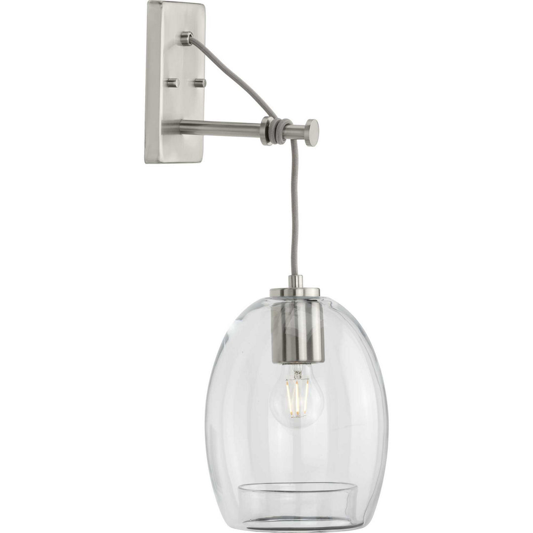 Progress Caisson P300215-009 Wall Light - Brushed Nickel