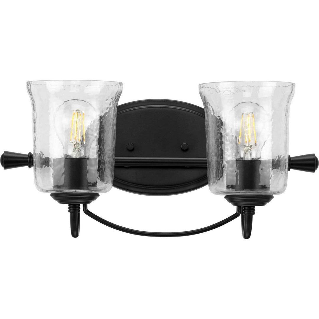 Progress Bowman P300254-031 Bath Vanity Light 17 in. wide - Black