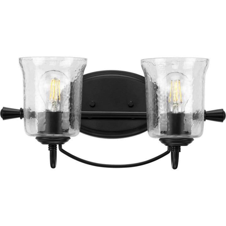 Progress Bowman P300254-031 Bath Vanity Light 17 in. wide - Black