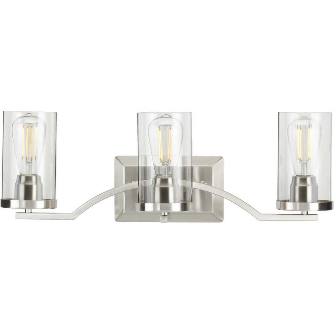 Progress Lassiter P300258-009 Bath Vanity Light 24 in. wide - Brushed Nickel
