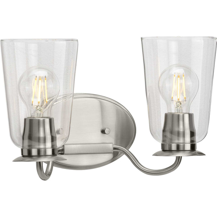 Progress Durrell P300262-009 Bath Vanity Light 14 in. wide - Brushed Nickel