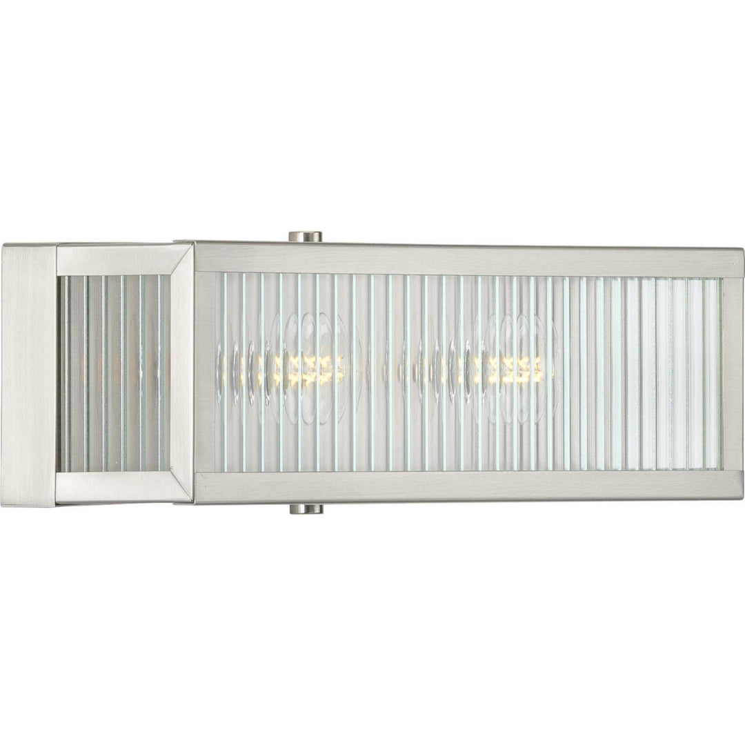 Progress Dwyer P300265-135 Bath Vanity Light 14 in. wide - Stainless Steel