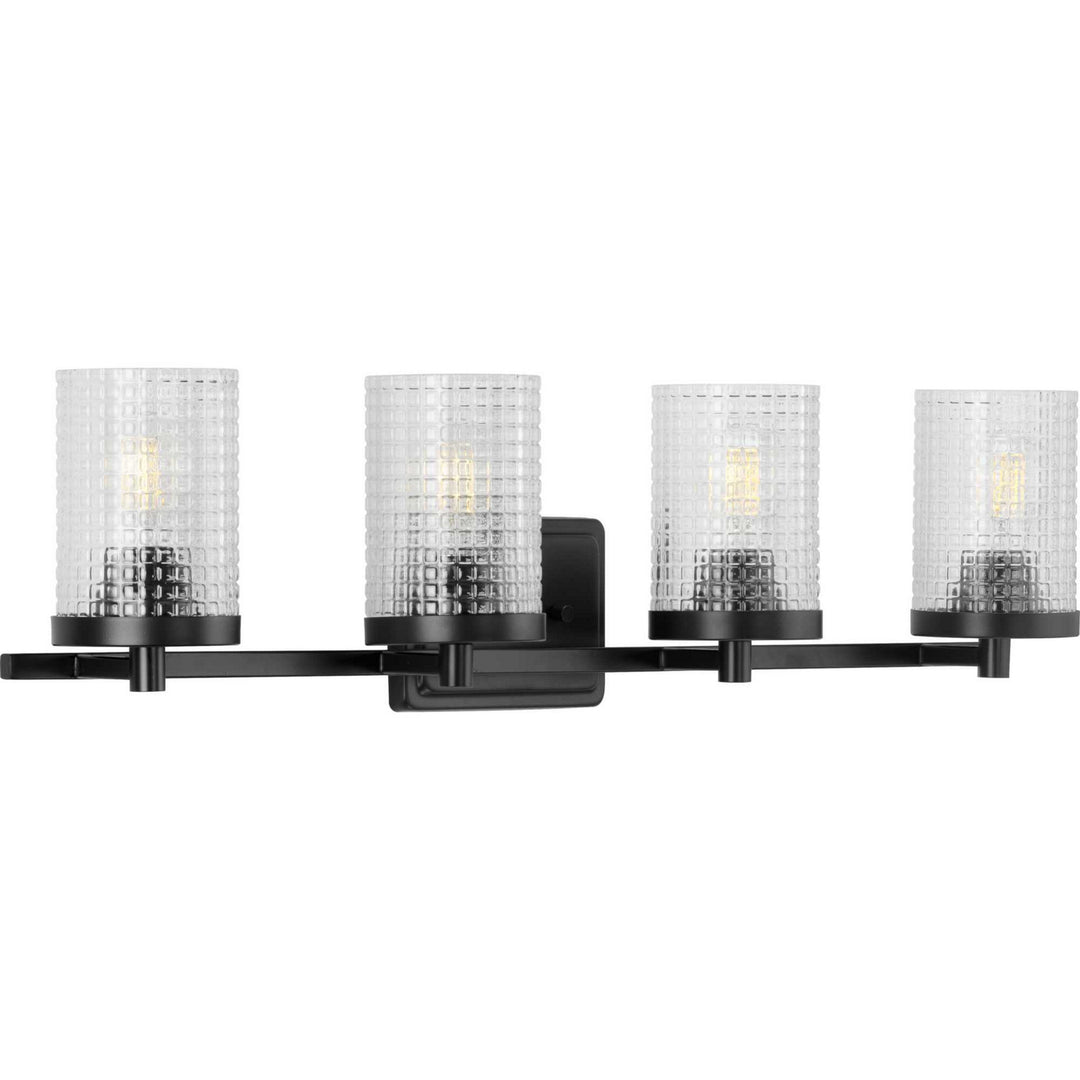 Progress Fawcett P300271-031 Bath Vanity Light 32 in. wide - Black