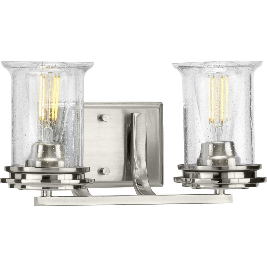 Progress Winslett P300273-009 Bath Vanity Light 15 in. wide - Brushed Nickel