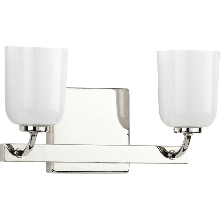 Progress Moore P300281-104 Bath Vanity Light 13 in. wide - Polished Nickel