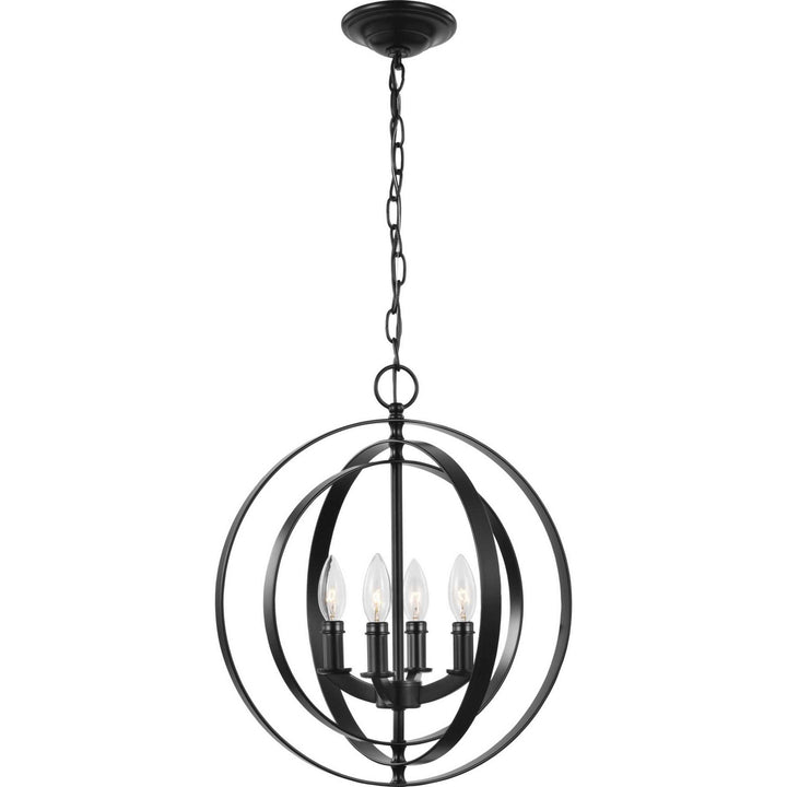 Progress Equinox P3827-31 Chandelier Light - Black