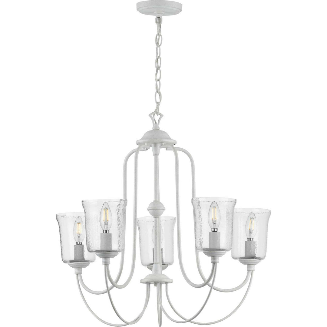 Progress Bowman P400194-151 Chandelier Light - Cottage White