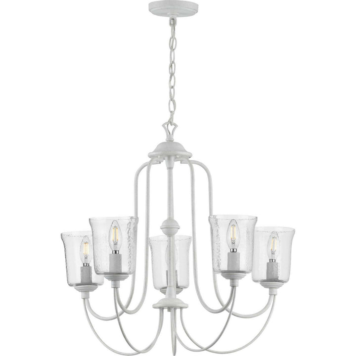 Progress Bowman P400194-151 Chandelier Light - Cottage White