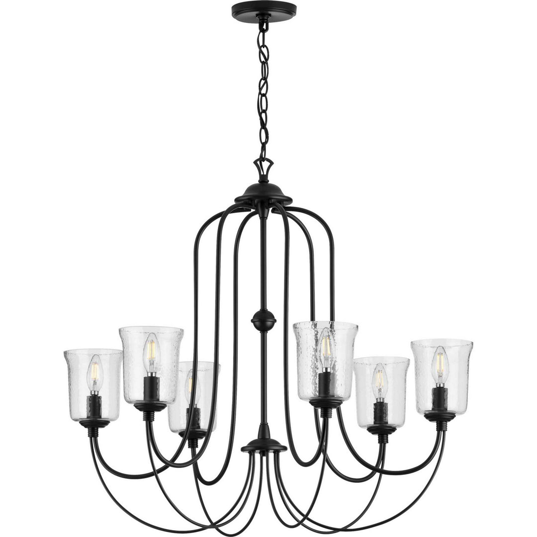 Progress Bowman P400195-031 Chandelier Light - Matte Black