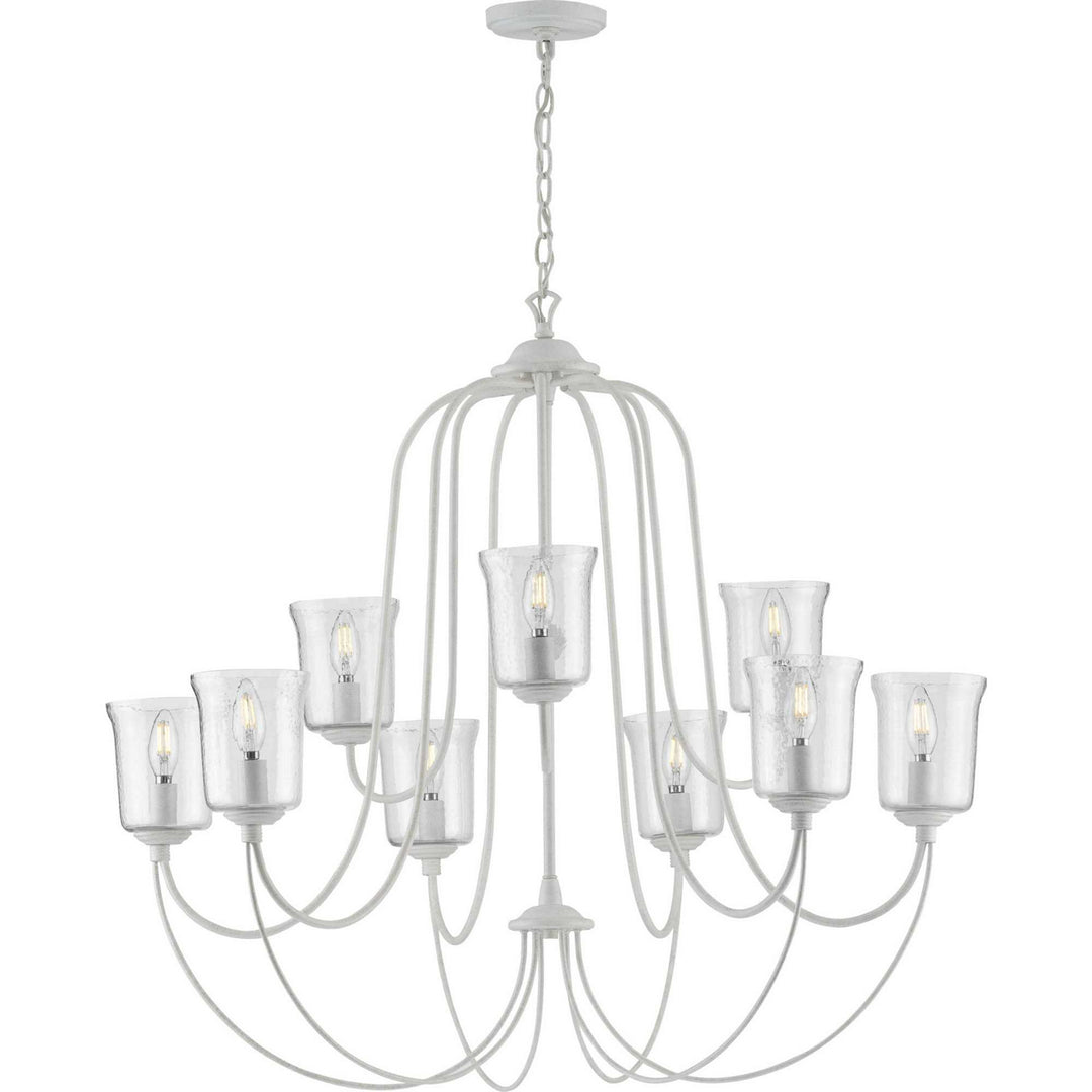 Progress Bowman P400196-151 Chandelier Light - Cottage White