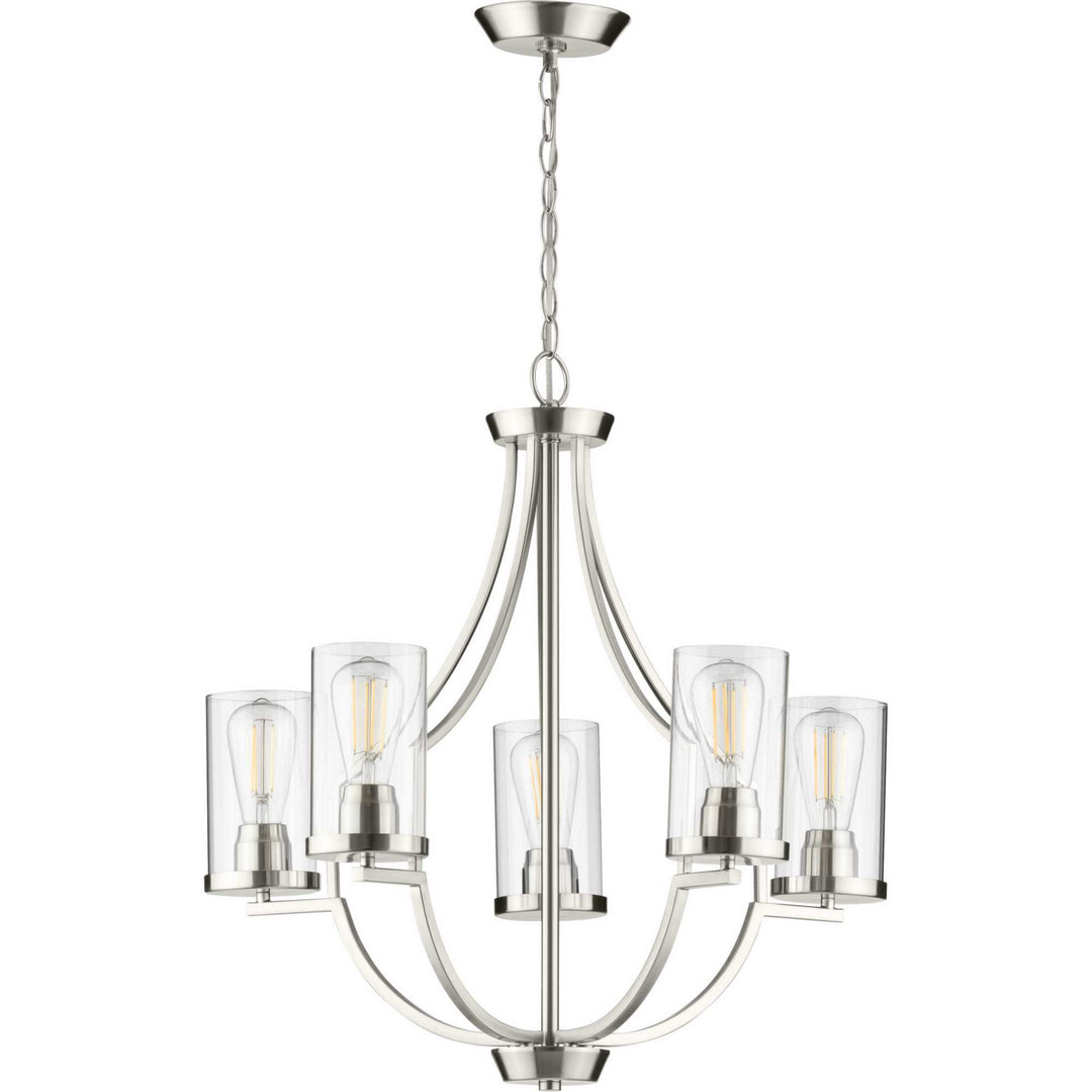Progress Lassiter P400197-009 Chandelier Light - Brushed Nickel