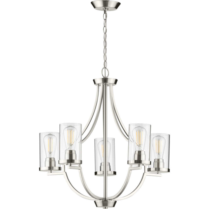Progress Lassiter P400197-009 Chandelier Light - Brushed Nickel
