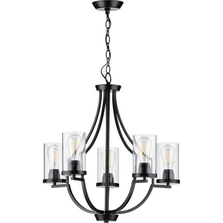 Progress Lassiter P400197-031 Chandelier Light - Black