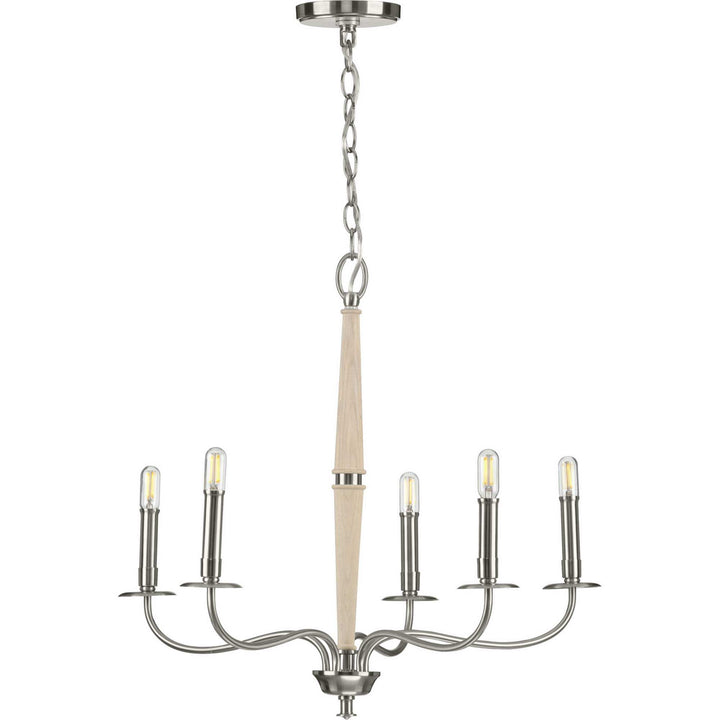 Progress Durrell P400199-009 Chandelier Light - Brushed Nickel