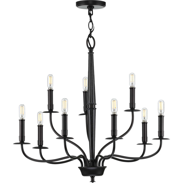 Progress Durrell P400200-031 Chandelier Light - Matte Black