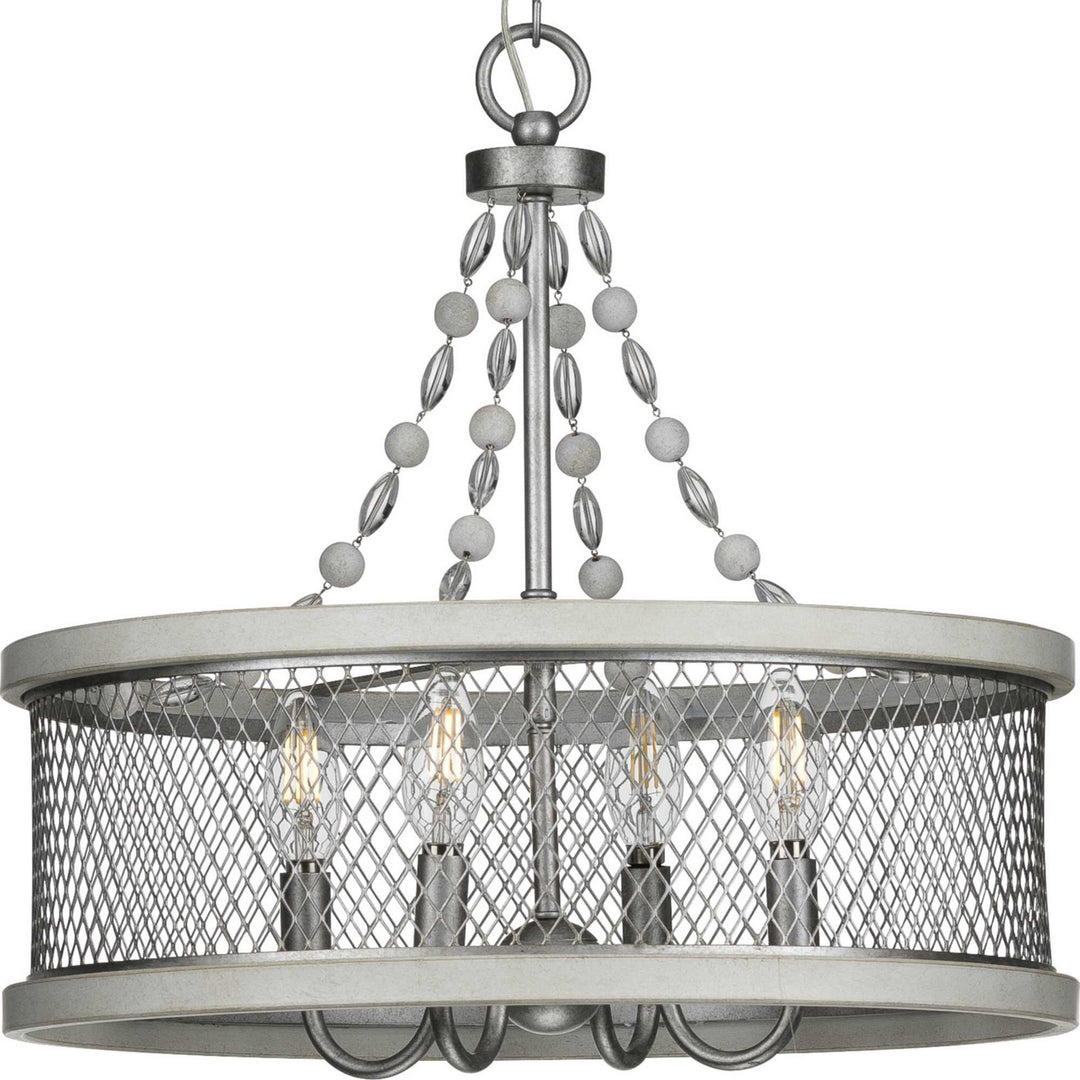 Progress Austelle P400204-141 Chandelier Light - Galvanized Finish