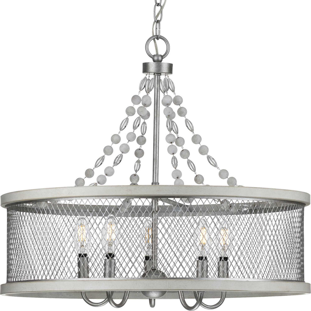 Progress Austelle P400205-141 Chandelier Light - Galvanized Finish